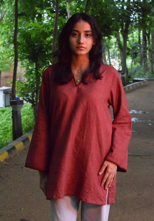 Noor-Dusky Rose Kurti