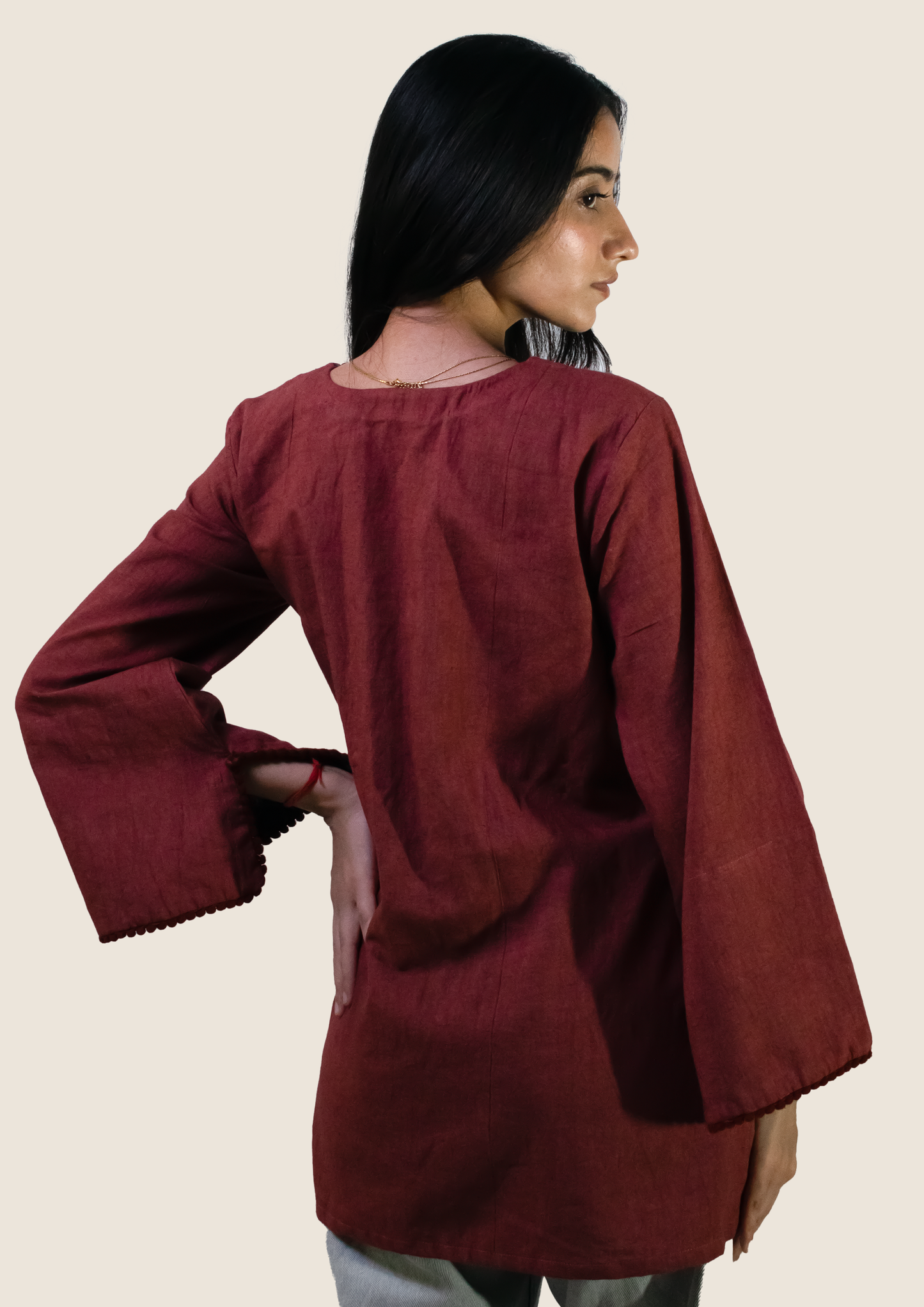 Noor-Dusky Rose Kurti
